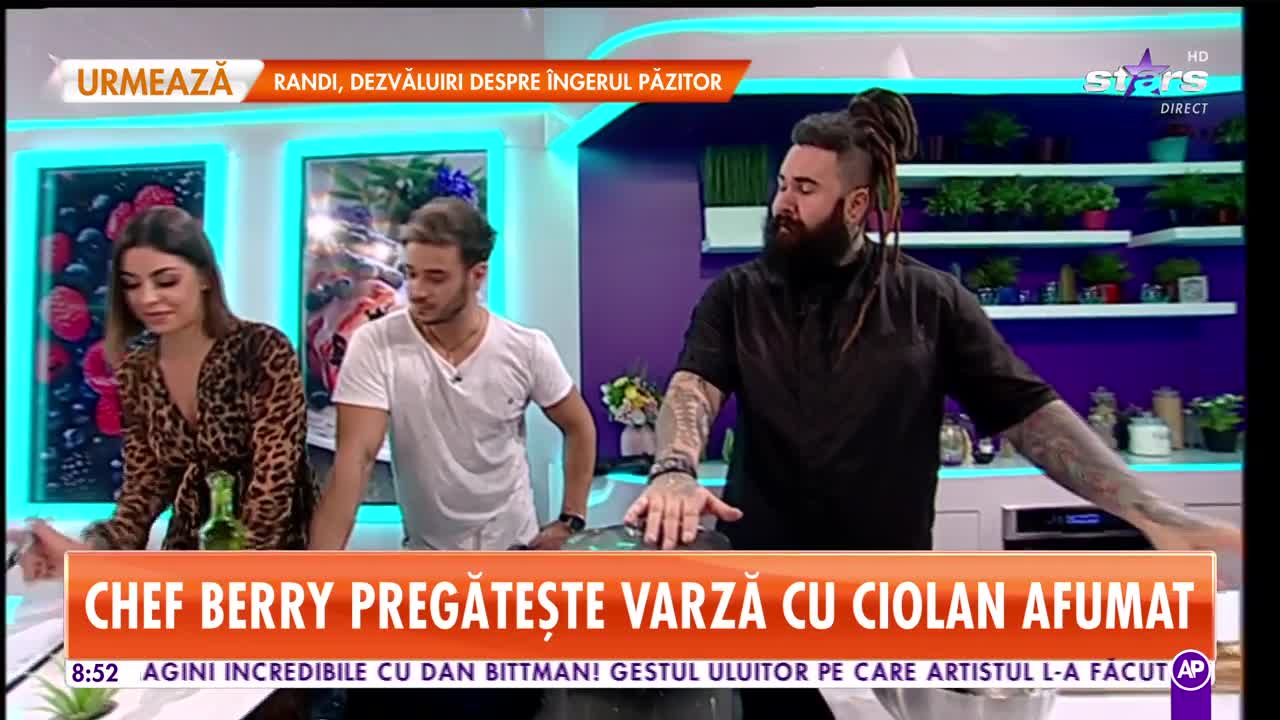 Reţeta lui Chef Berry - Star Matinal: Varză cu ciolan afumat