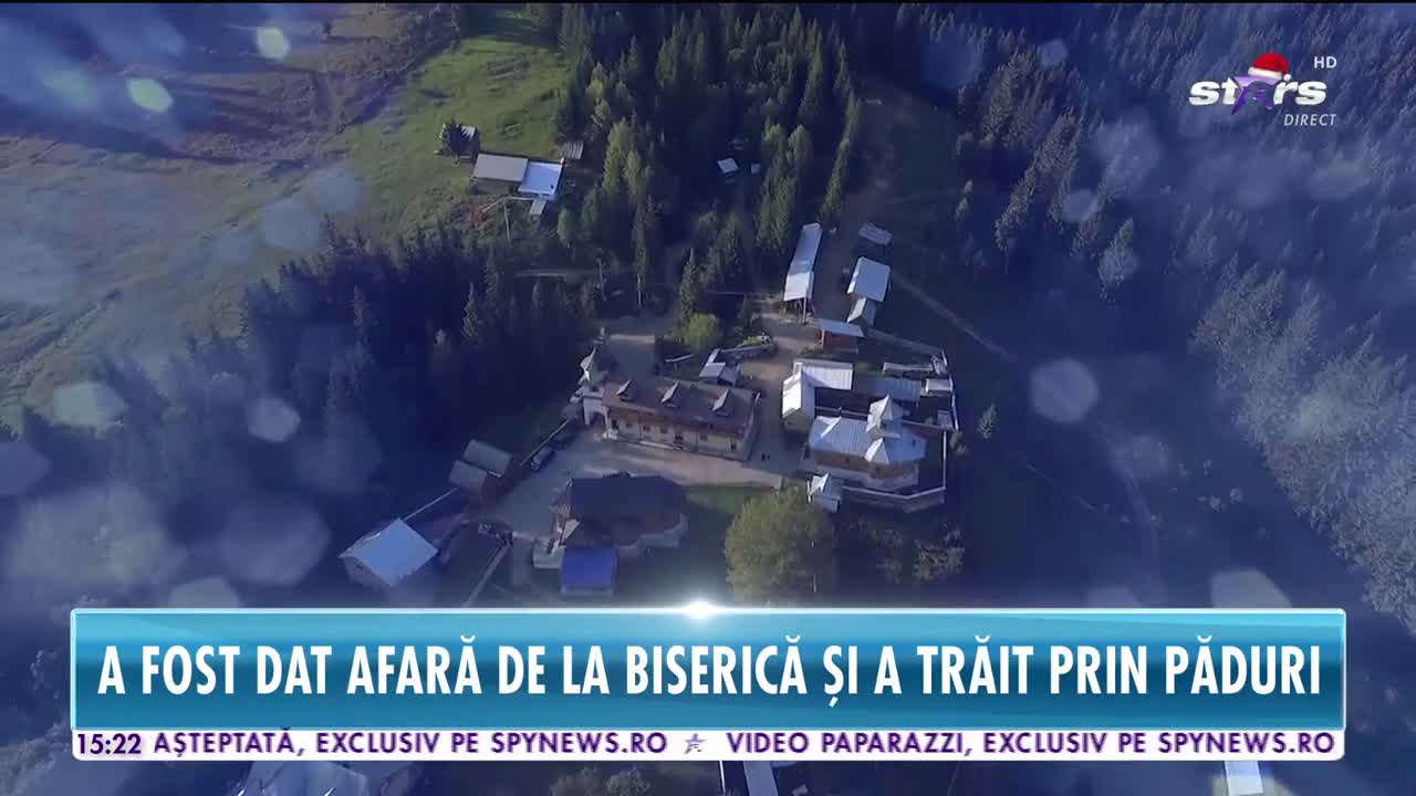 Star News. Interviu cu părintele Ioan de la mănăstirea Sihăstria Rarăului din Suceava. A fost dat afară de la biserică și a trăit prin păduri