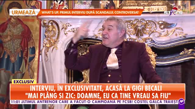 Star Matinal. Gigi Becali, interviu de Sărbători: De Revelion, de la ora 23 p&acirc;nă ora 4 sunt &icirc;n biserică