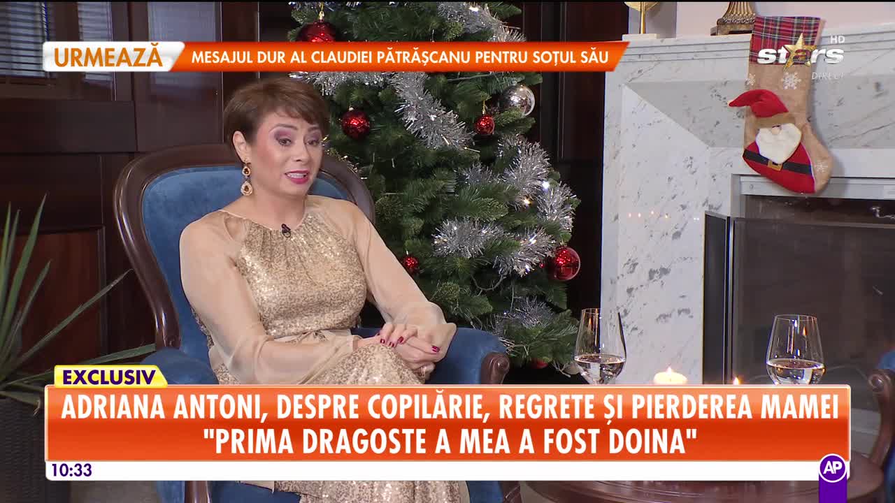 Adriana Antoni &icirc;şi spune povestea de viaţă! Artista vorbeşte despre regrete, copilărie, dar şi despre pierderea mamei