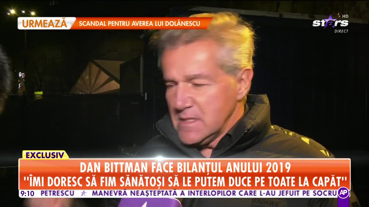 Star Matinal. Dan Bittman face bilanțul anului 2019: A fost destul de bun!