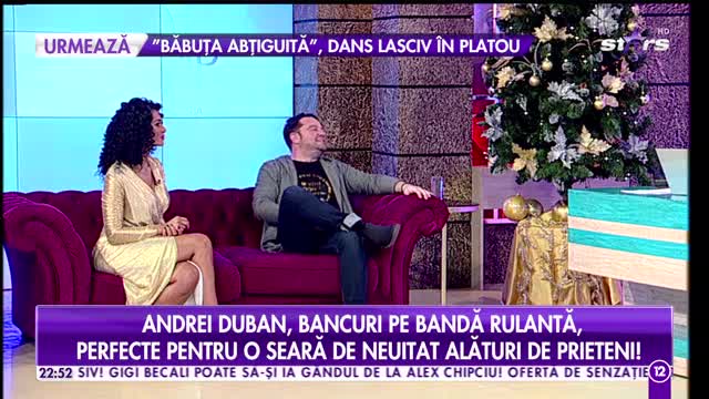 Andrei Duban, bancuri pe bandă rulantă la Agenția Vip