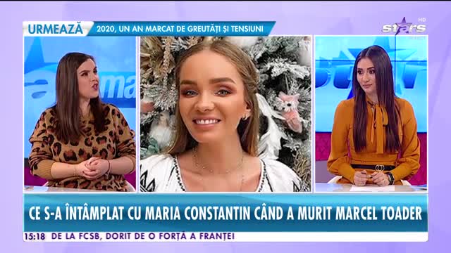 Star News. Ce s-a &icirc;nt&acirc;mplat cu Maria Constantin c&acirc;nd a murit Marcel Toader