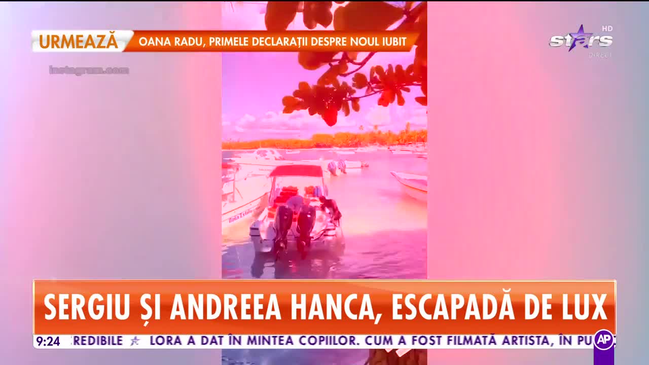 Sergiu şi Andreea Hanca, vacanță de cinci stele!