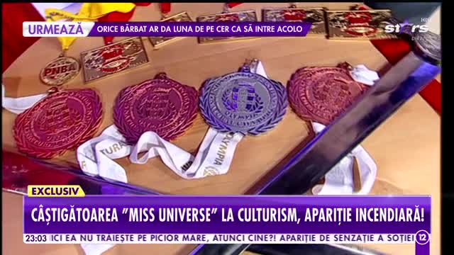 Agenția VIP. Câştigătoarea Miss Universe la culturism, apariţie incendiară