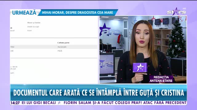Nicolae Guţă nu e tatăl băiatului născut de Cristina Guţă