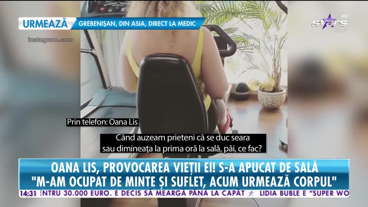 Oana Lis a &icirc;nceput anul &icirc;n forţă! Petrece ore bune &icirc;n sala de fitness