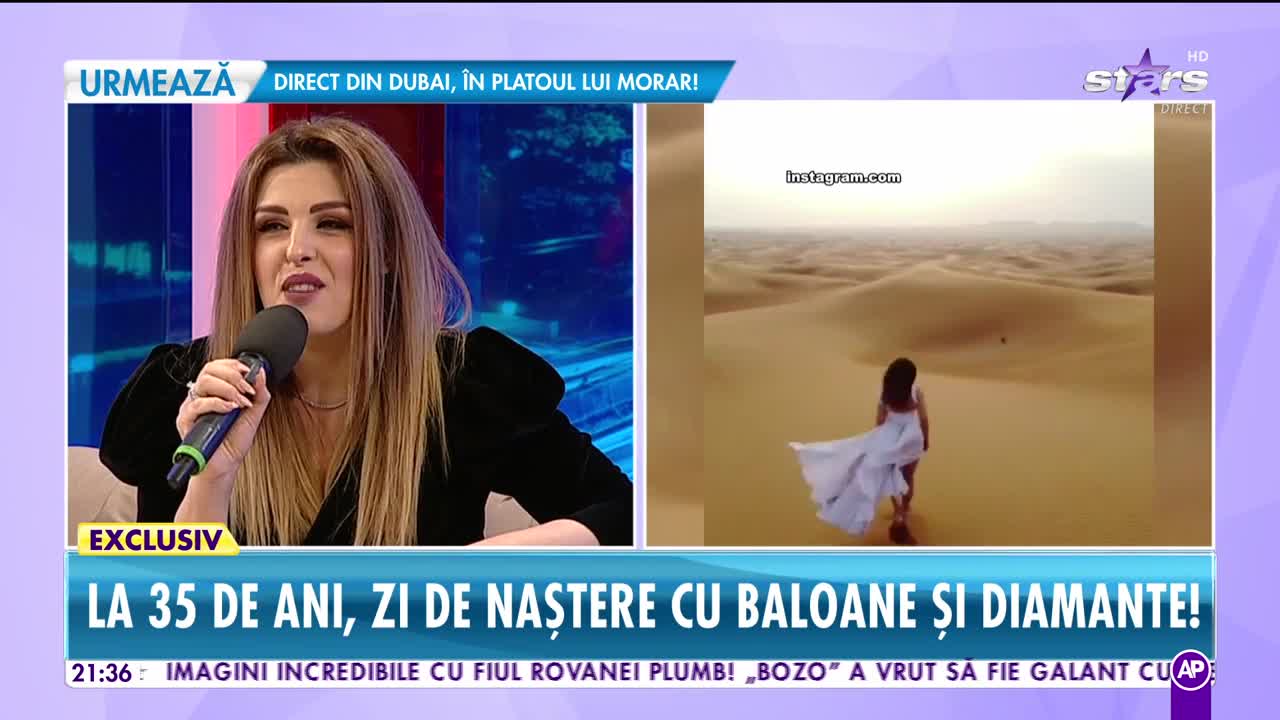 Răi da Buni. Diana Bişinicu, zi de naștere cu baloane și diamante