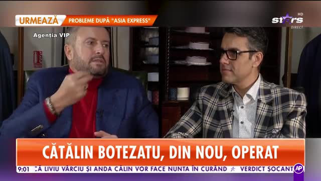 Cătălin Botezatu, din nou operat! Creatorul de modă, sub supravegherea medicilor!