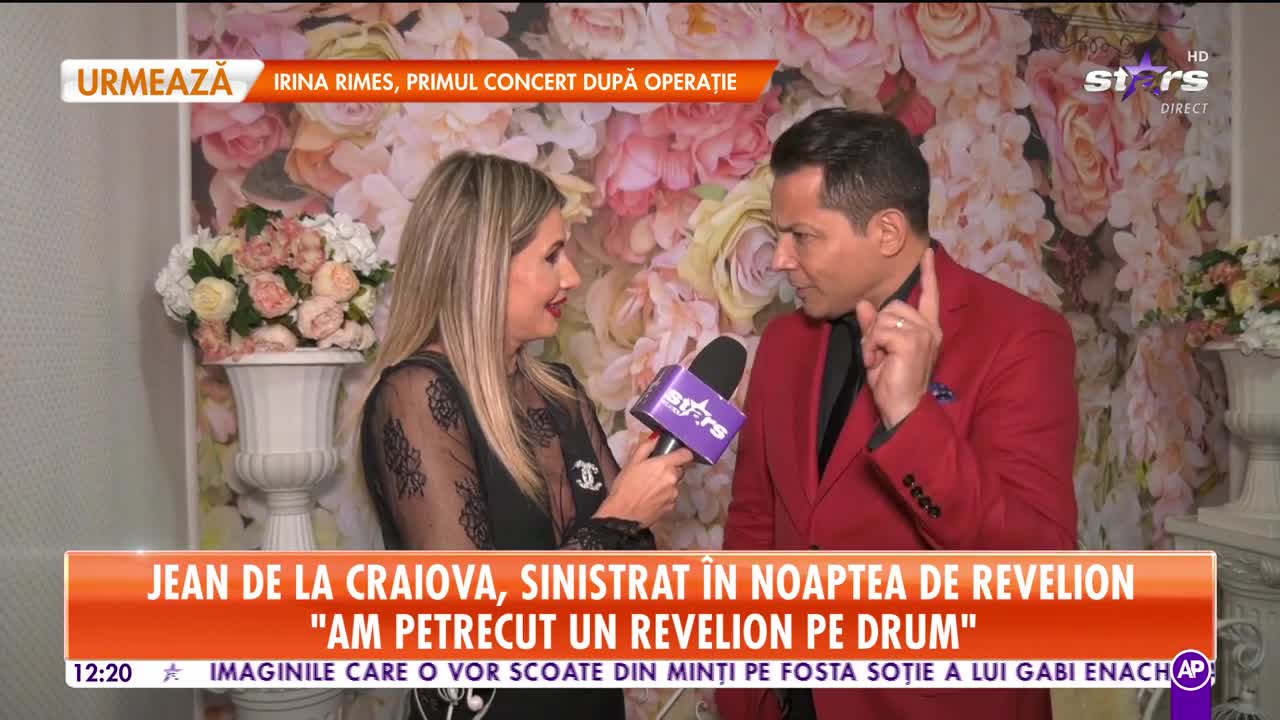 Star Matinal. Jean de la Craiova, sinistrat &icirc;n noaptea de Revelion: Am făcut pană pe autostradă! A fost groaznic