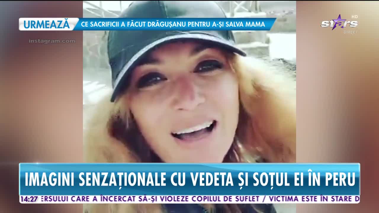 Star News. Anca Ţurcaşiu și soțul ei bifează o vacanță &icirc;n America Latină