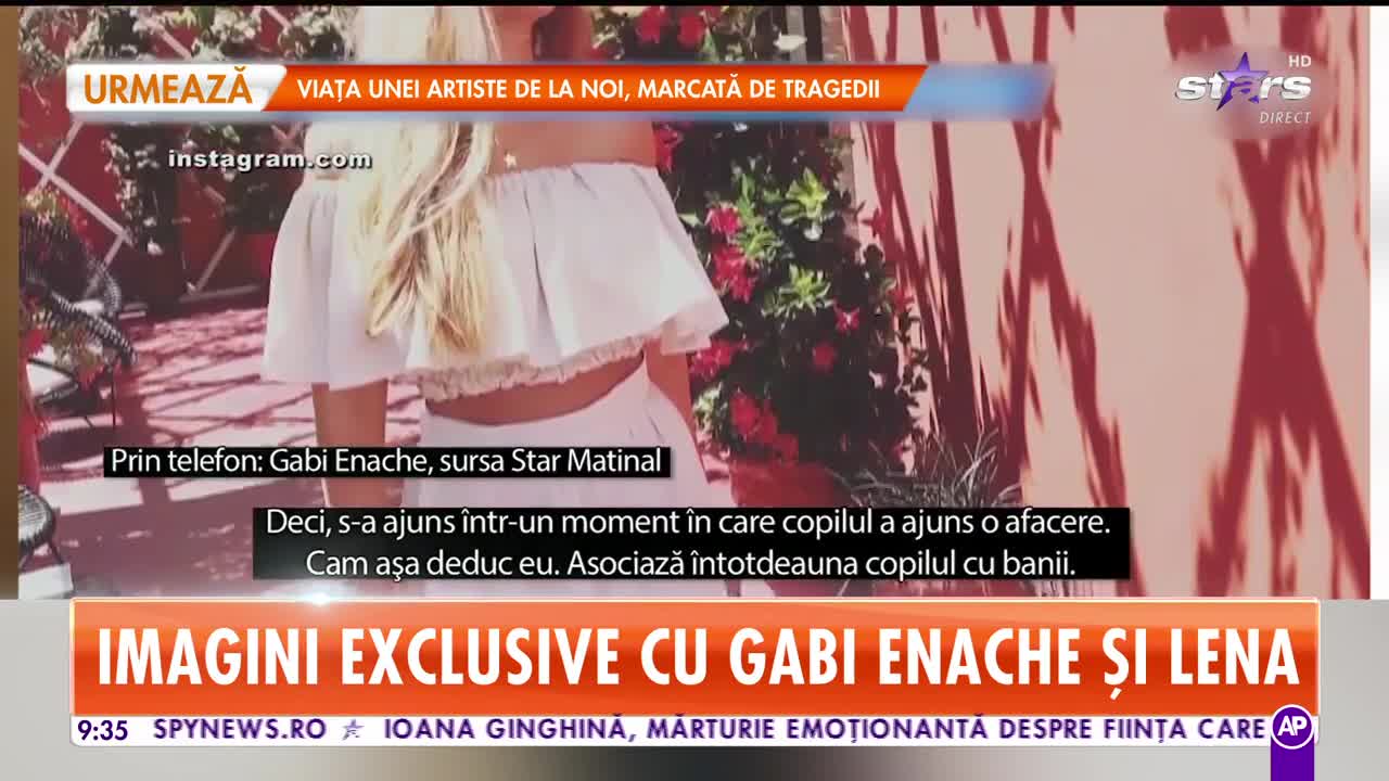 Star Matinal. Cum este Gabi Enache &icirc;n preajma actualei soții