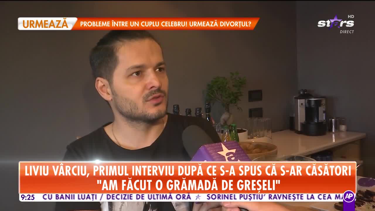 Star Matinal. Liviu V&acirc;rciu, primul interviu după ce s-a spus că s-ar căsători: Am fost un inconștient, un sărăntoc