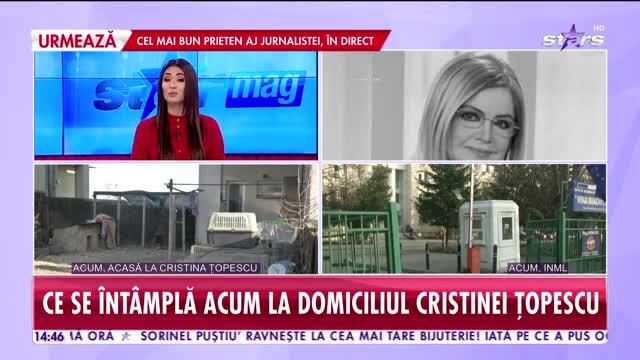 Star News. Ce s-a &icirc;nt&acirc;mplat cu Cristina Ţopescu &icirc;n ultimele săptăm&acirc;ni de viaţă. Filmul morţii celebrei jurnaliste