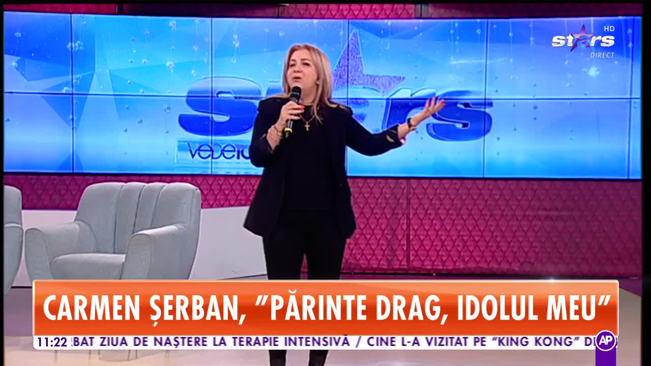 Star Matinal. Carmen Șerban c&acirc;ntă melodia Părinte drag, idolul meu