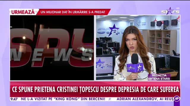 Star Matinal. Totul despre ultimele clipe din viața Cristinei Țopescu. Femeia care a sunat la 112, primul interviu &icirc;n care spune adevărul