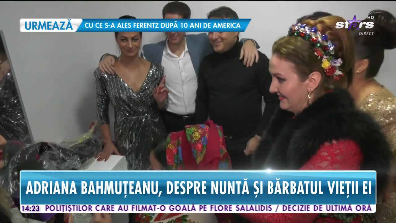 Star News. Adriana Bahmuţeanu, despre nuntă și bărbatul vieții ei: Nu este ceva extraordinar să fii măritată
