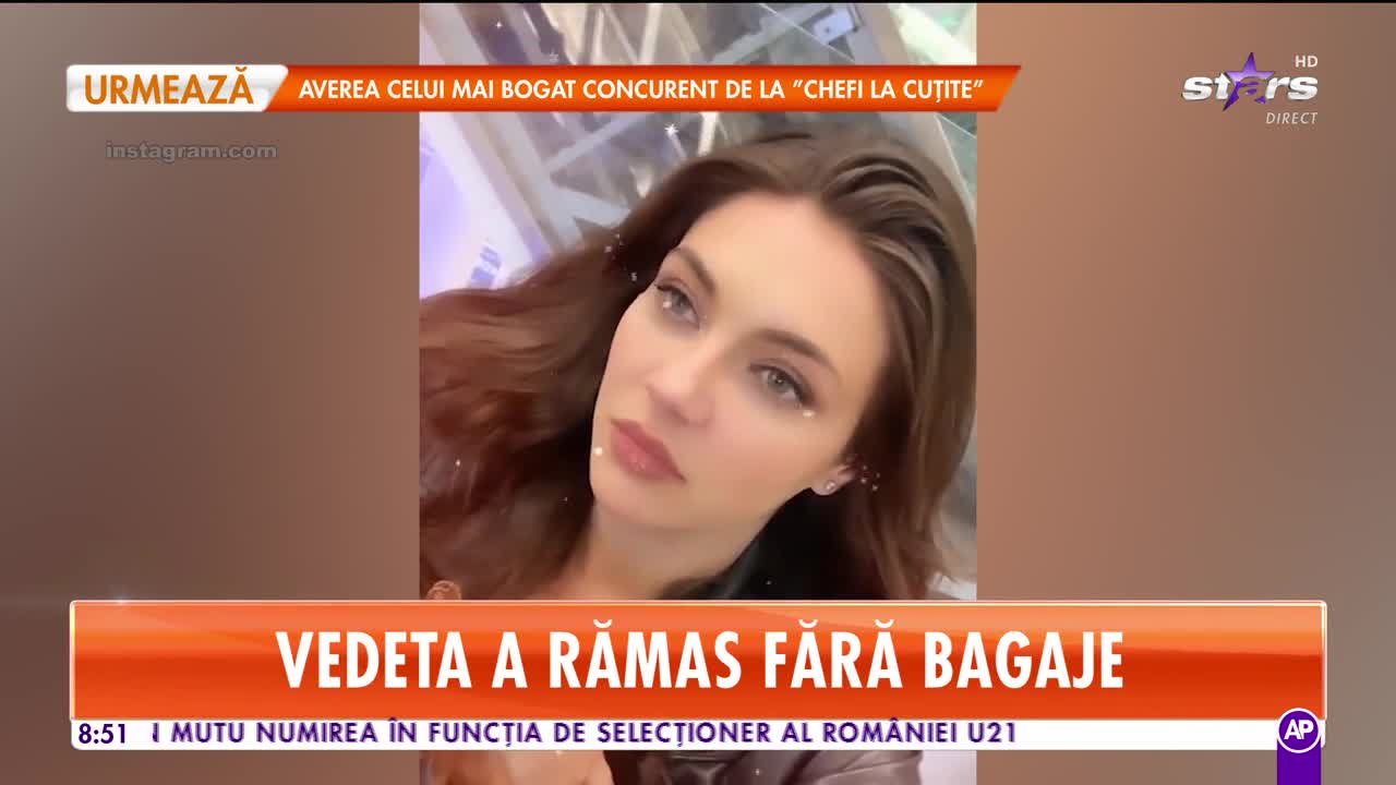 Star Matinal. Cristina ICH, &icirc;n lacrimi pe aeroport. Vedeta a rămas fără bagaje