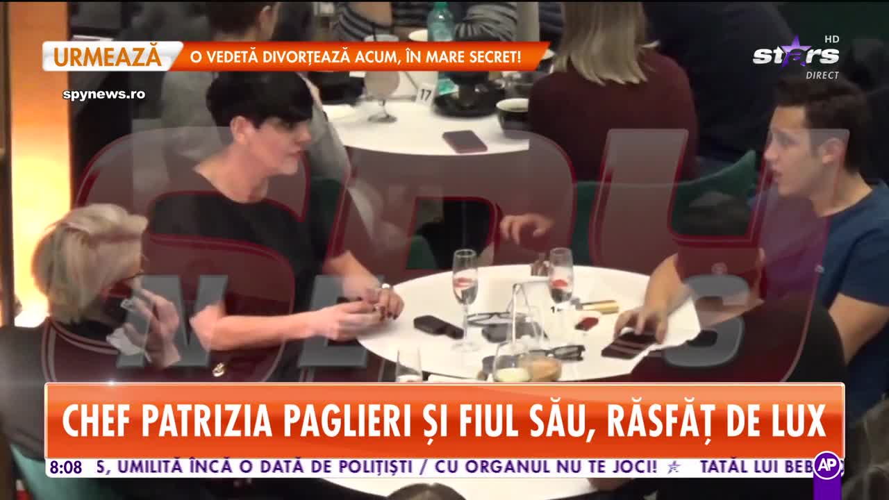 Star Matinal. Chef Patrizia Paglieri si fiul său Francisco, răsfăț de lux