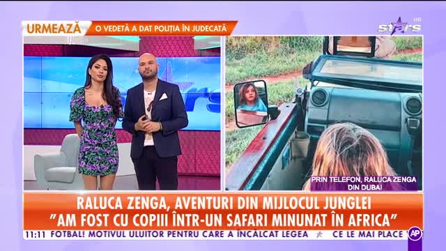 Star Matinal. Raluca Zenga, aventuri &icirc;n mijlocul junglei: Noaptea nu aveam voie să ieșim &icirc;n afara cortului