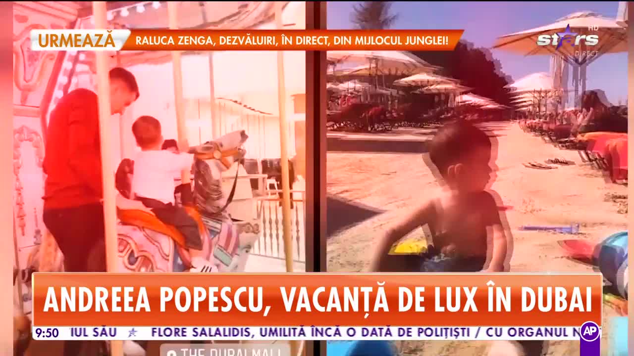 Star Matinal. Andreea Popescu, vacanță de lux &icirc;n Dubai