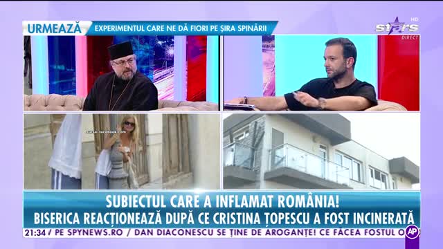 Răi da buni. Biserica reacționează după ce Cristina Țopescu a fost incinerată