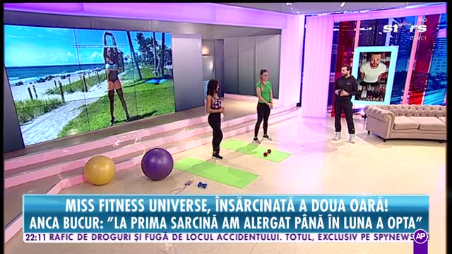 Răi da buni. Anca Bucur, Miss Fitness Universe, însărcinată a doua oară