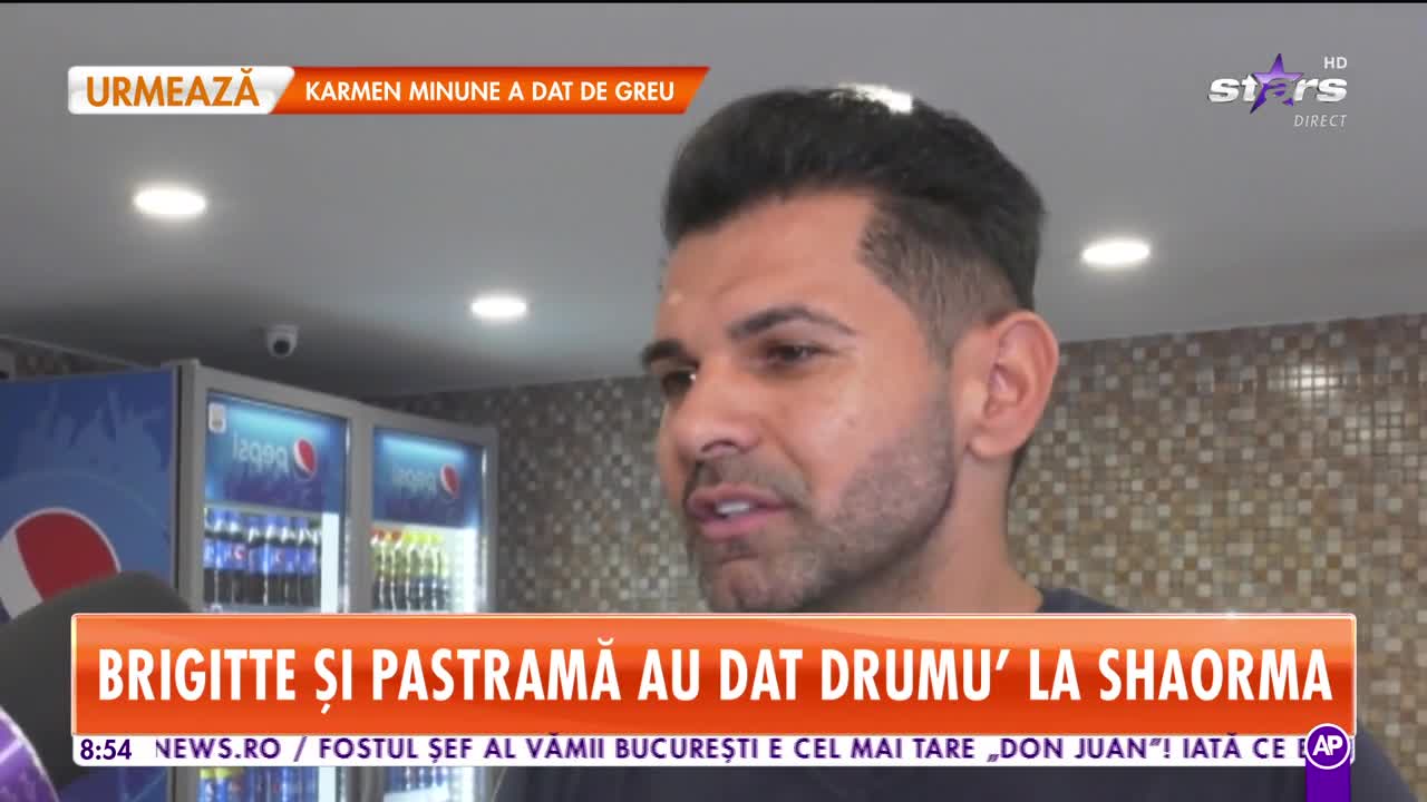 Brigitte şi Florin Pastramă şi-au deschis o şaormerie!