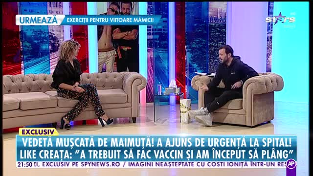 Răi da buni. Like Creața, muşcată de maimuţă! Trebuia să fie o vacanță de vis, dar s-a transformat într-un coșmar, la spital