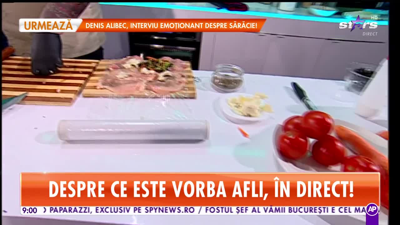 Reţeta lui Chef Berry la Star Matinal: Ruladă de pui cu orez negru şi legume