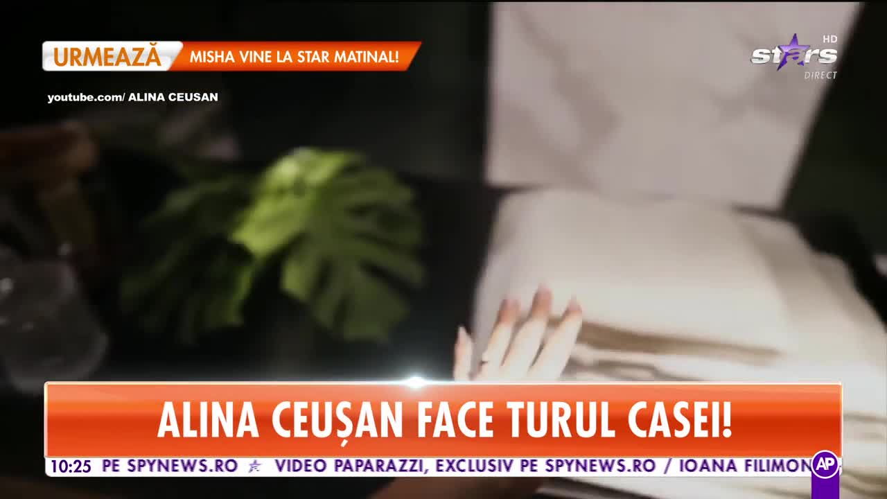 Primele imagini cu super penthouse-ul de sute de mii de euro al Alinei Ceuşan