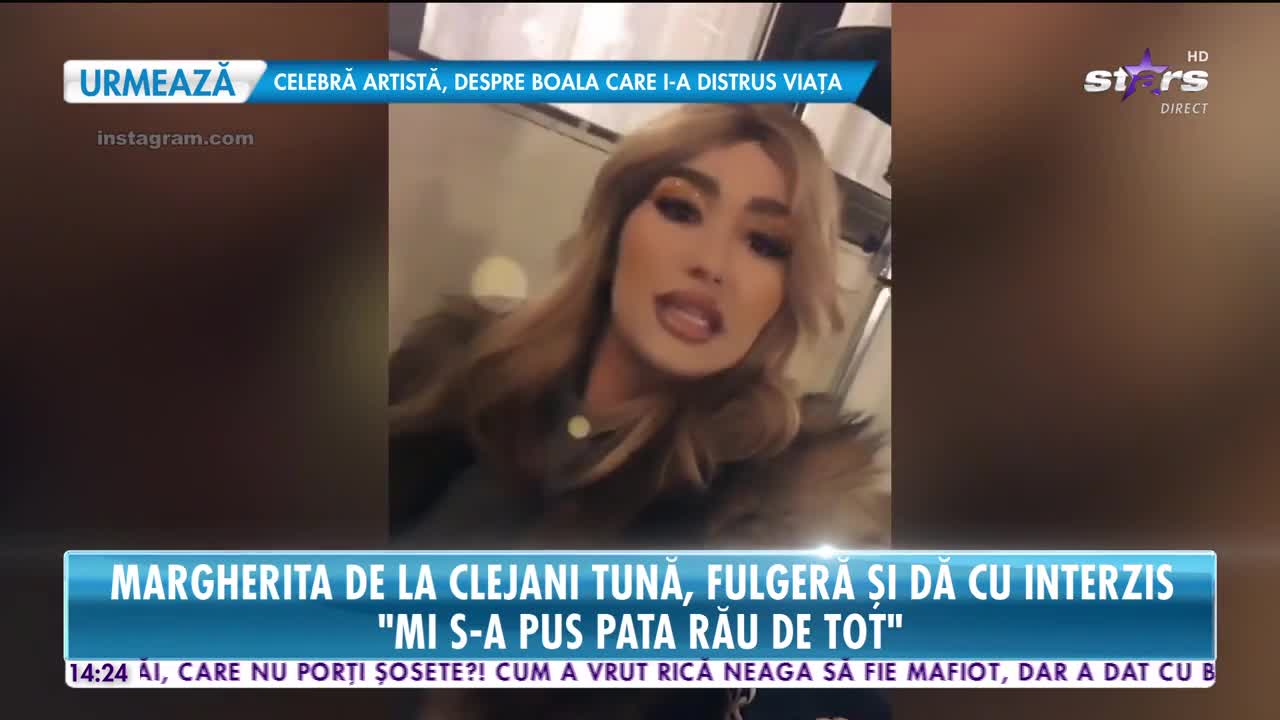 Margherita de la Clejani tună şi fulgeră!