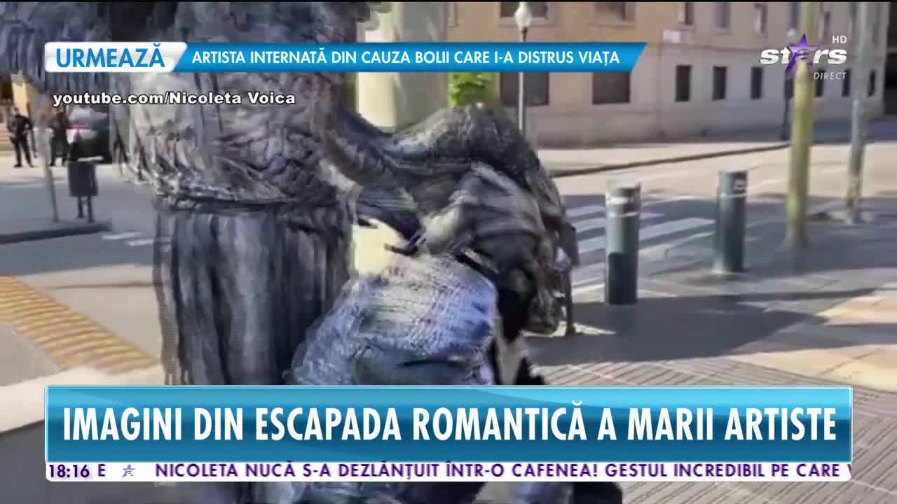 Star News. Nicoleta Voica, distracție pe străzile din Spania