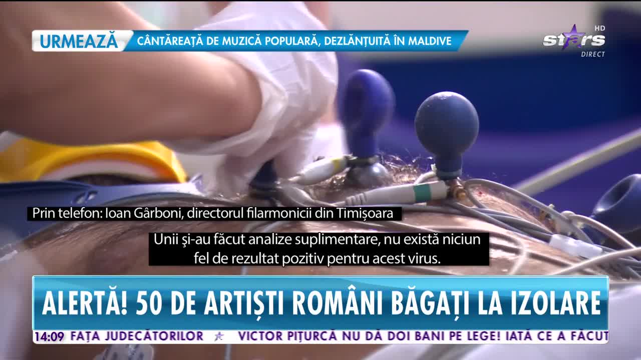 Alertă de virus ucigaș și &icirc;n Rom&acirc;nia! 50 de artişti rom&acirc;ni au fost băgaţi &icirc;n carantină