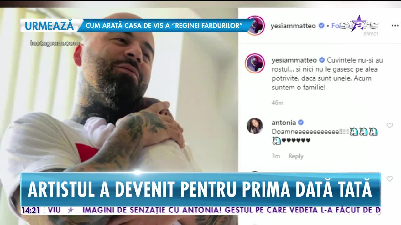 Star News. Matteo a devenit tătic