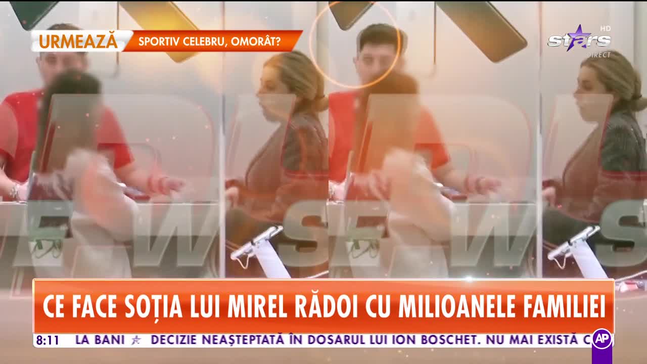 Star Matinal. Ce face soția lui Mirel Rădoi cu milioanele familiei