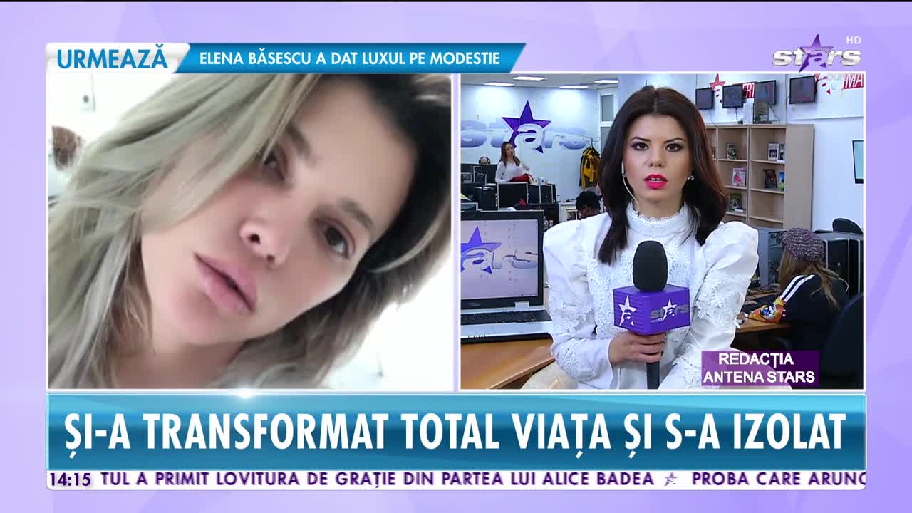 Star News. După despărțirea de Cristi Borcea, Alina Vidican și-a transformat total viața și s-a izolat