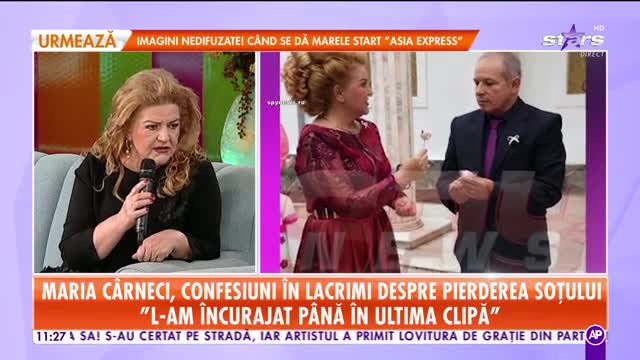 Star Matinal. Maria C&acirc;rneci, &icirc;n lacrimi! Artista face confesiuni emoționante despre pierderea soțului