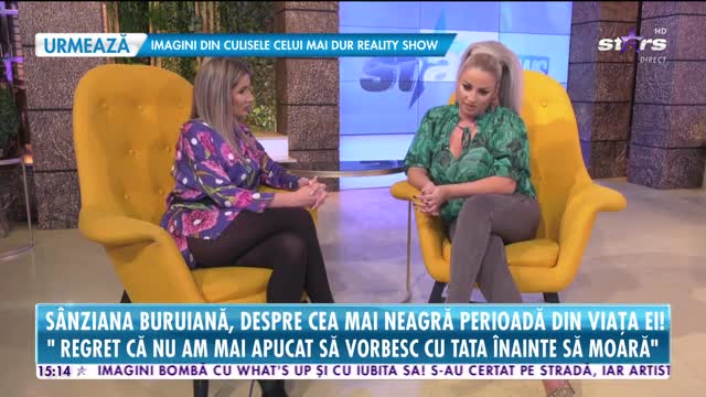 Star News. S&acirc;nziana Buruiană, despre cea mai neagră perioadă din viața ei