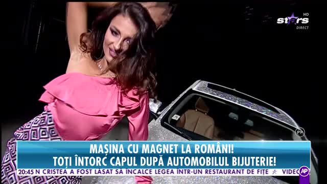 Cea mai strălucitoare maşină din ţară! Şi-a acoperit bolidul în cristale