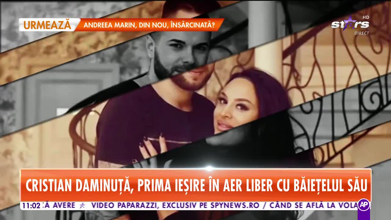 Star Matinal. Cristian Daminuţă, prima ieșire &icirc;n aer liber cu băiețelul. C&acirc;nd are loc botezul şi nunta