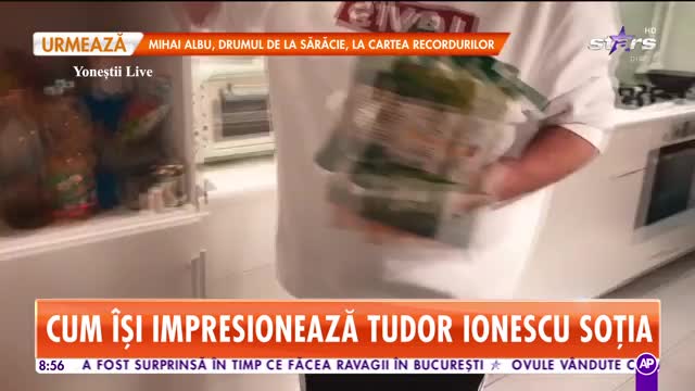 Star Matinal. Cum &icirc;și impresionează Tudor Ionescu soția. Cea mai inedită rețetă