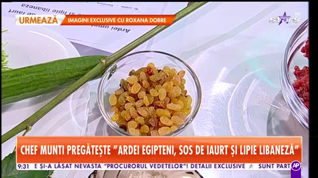 Reţeta lui Chef Munți - Star Matinal: Ardei egipteni, sos de iaurt și lipie libaneză