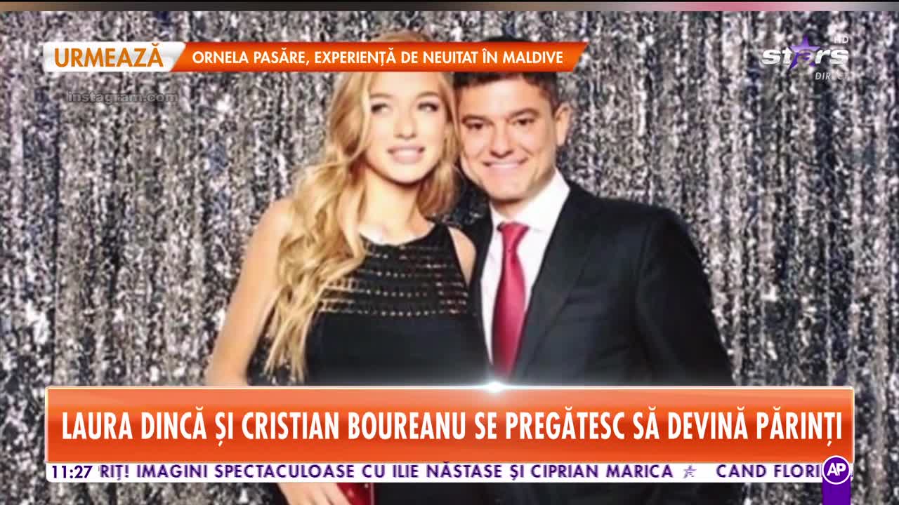 Star Matinal. Laura Dincă şi Cristian Boureanu se pregătesc să devină părinți