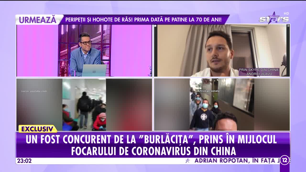 Agenția VIP. Andrei Jilavu, fost concurent de la Burlăciţa, prins în mijlocul focarului de coronavirus din China