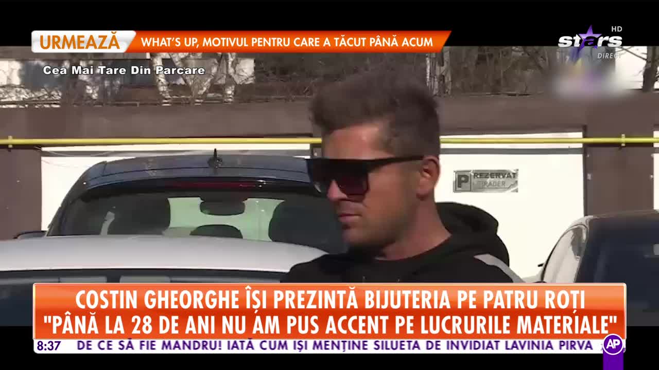 Costin Gheorghe &icirc;şi prezintă bijuteria pe patru roţi