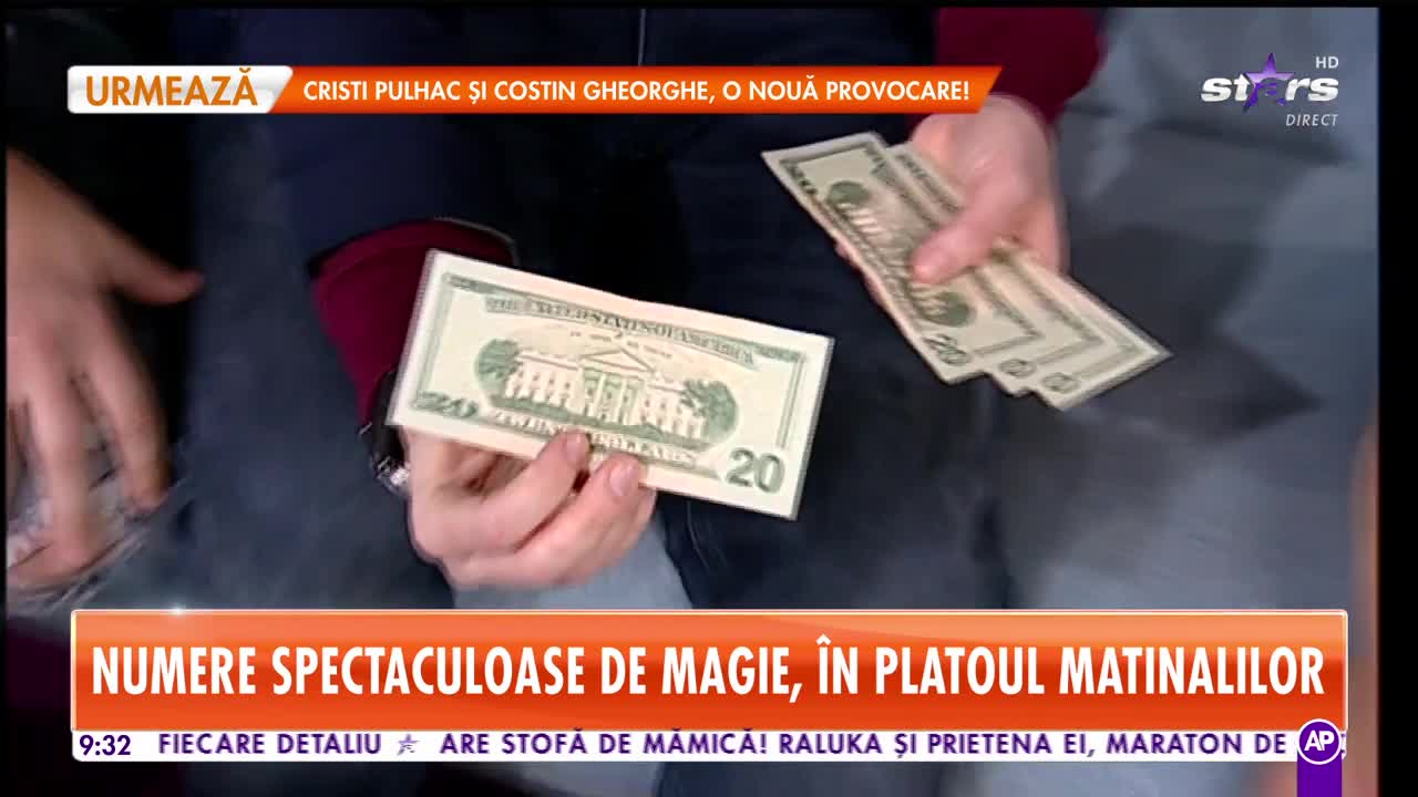 Numere spectaculoase de magie cu cărţi de joc, la Star Matinal!