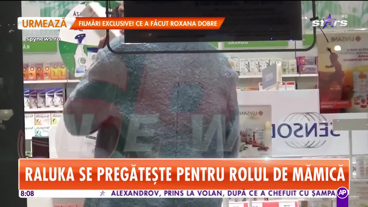 Raluka se pregăteşte pentru rolul de mămică