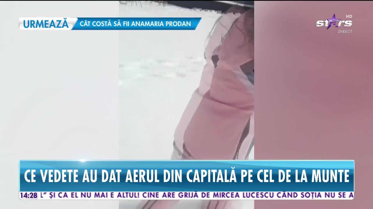 Star News. Cum se distrează vedetele la munte