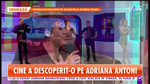 Star Matinal. Adriana Antoni c&acirc;ntă melodia Noi ne iubim